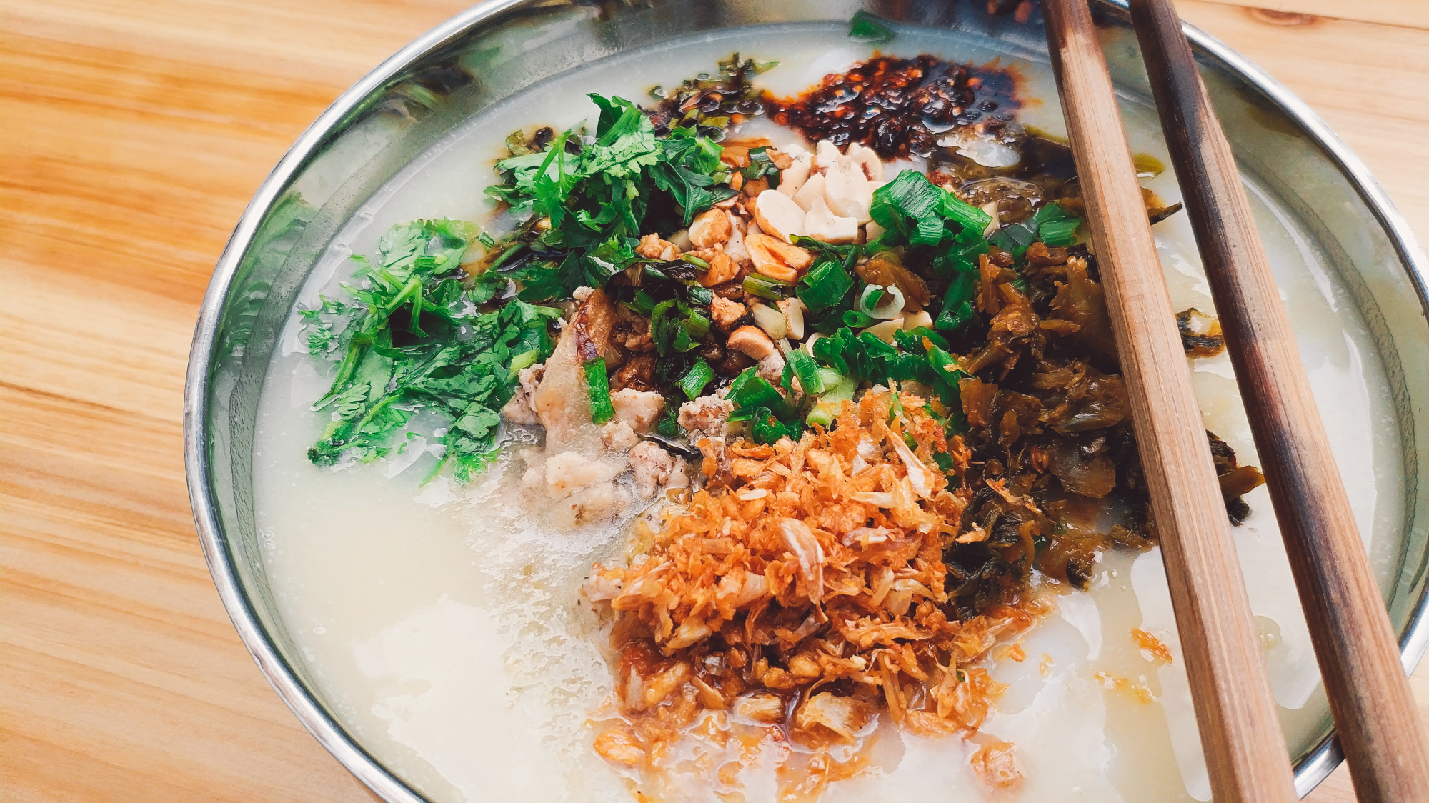 【粉王的早餐】——今天吃豆汤米干